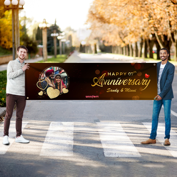 Truly unforgettable Anniversary personalized banner!-0