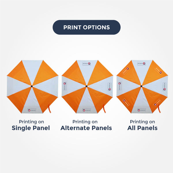 3 Fold AO Promotional Umbrella - 23.5 Inch-3