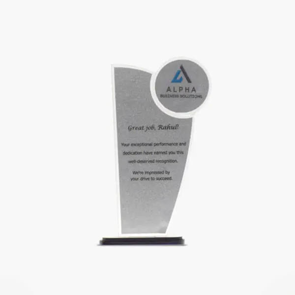 Sovereign Transparent Acrylic Trophy