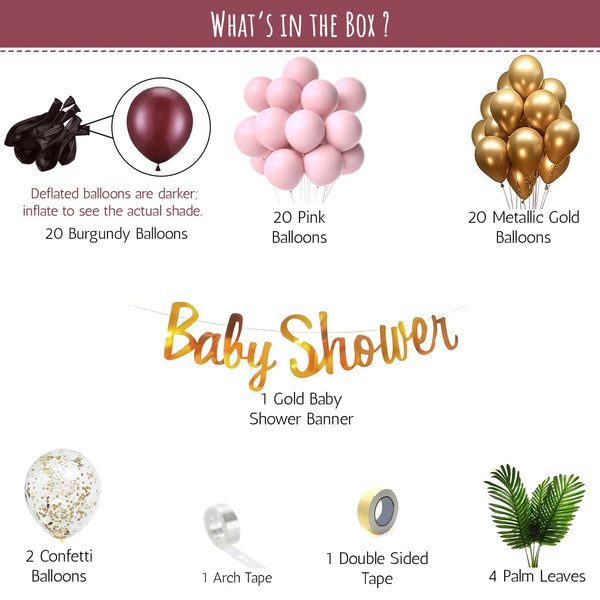 Elegant Baby Shower Decoration Kit for Parents-to-Be-2