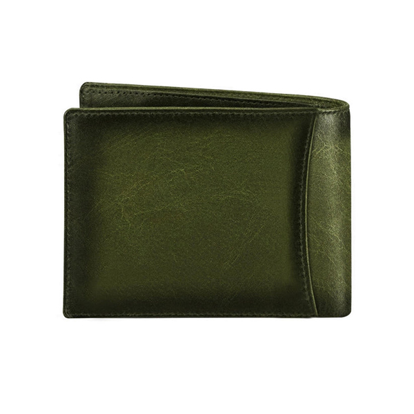WILDHORN COSTA MESSA Leather Gift Set – Wallet, Keychain & Pen (Forest Green)-3