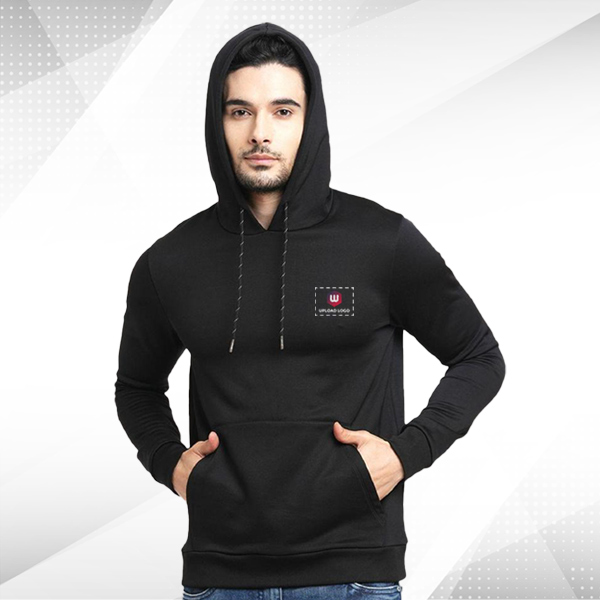 Jack & Jones Asger Hoodie with Custom Logo - Black