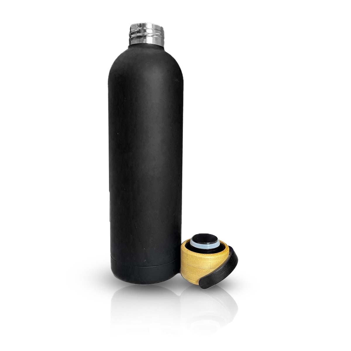 Custom logo Bamboo Cap Bottle for Corporate Gifting-4