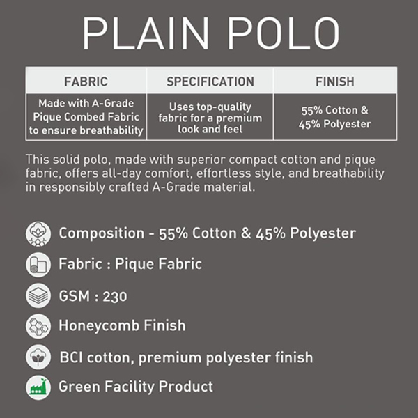 Jack & Jones Plain Polo Grey T-shirt - Custom Logo-2