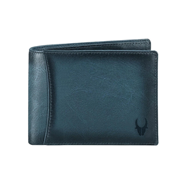 WILDHORN COSTA MESSA Leather Gift Set – Wallet, Keychain & Pen (Blue)-2