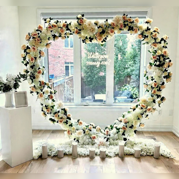Luxury Heart Floral Ring Proposal Backdrop-2