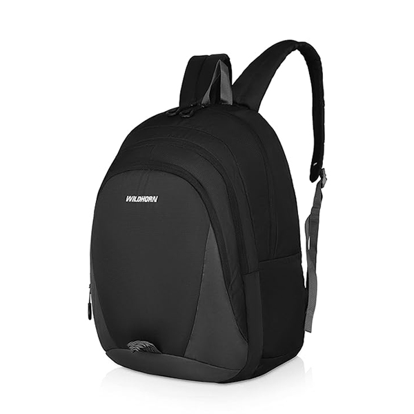WILDHORN Vienna Laptop Backpack (Black & Grey)-1