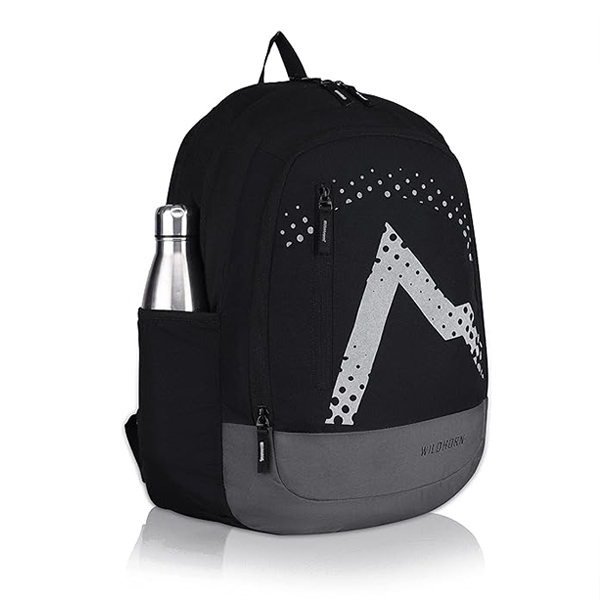 WILDHORN Premium Laptop Backpack (Black)-1
