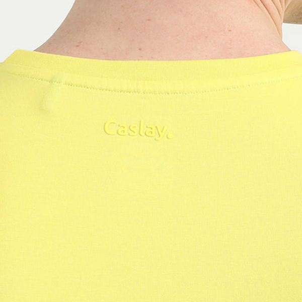 Caslay Organic Crew Neck T-Shirt (Illuminating)-4