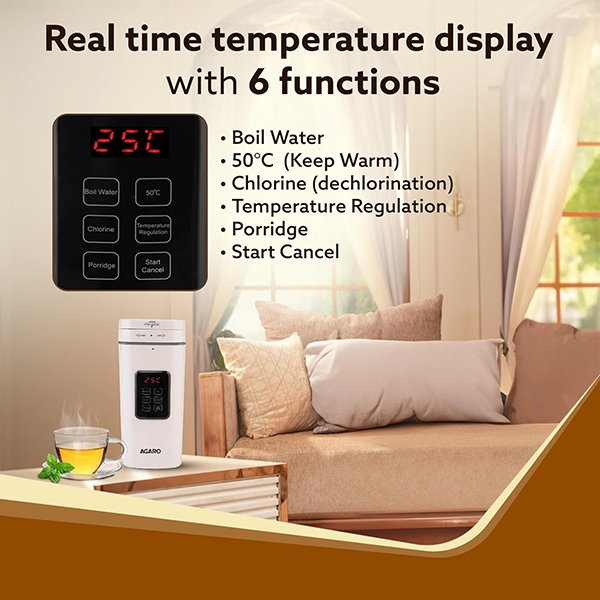 AGARO Delite Portable Electric Kettle - 500 Ml-2