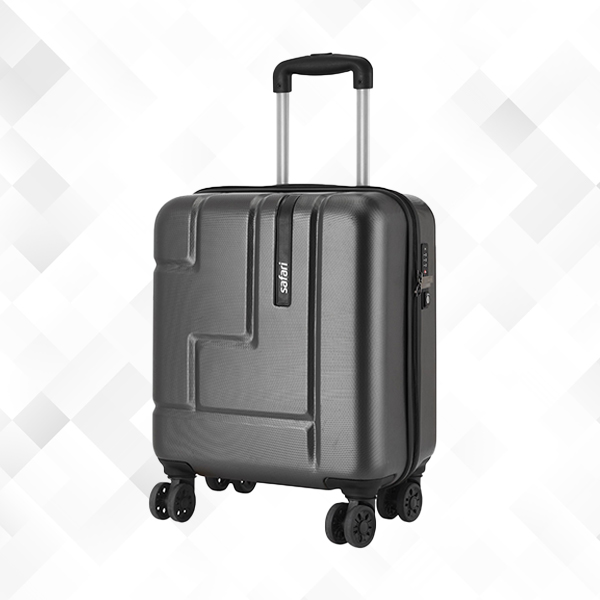 Safari Protonium Trolley Bag (Gunmetal)-0