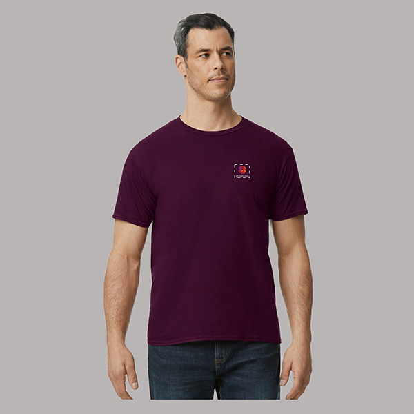 Gildan Softstyle Midweight Adult Round Neck T-Shirt Maroon