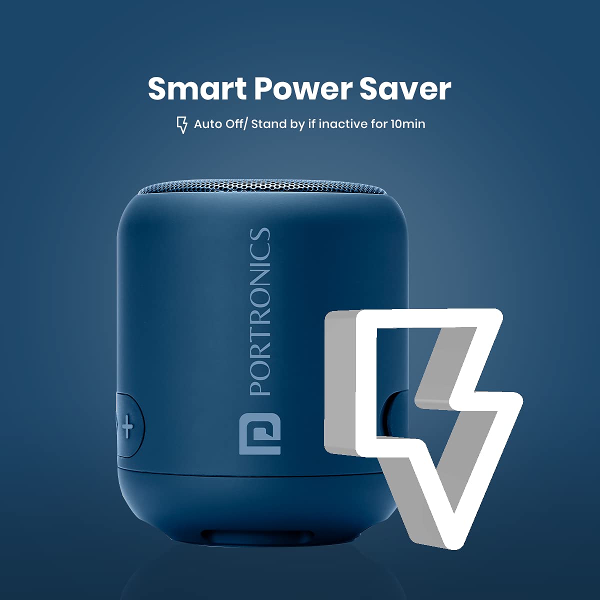 Portronics SoundDrum 1 10W TWS Bluetooth 5.3 Speaker (Blue)-2