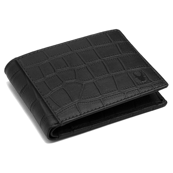 WILDHORN BATSVILLE Leather Wallet & Belt – Premium Gift for Men (Black Croco)-1