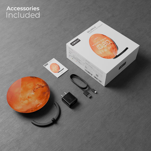 XECH Solaris X (Mars) Desktop Clock Speaker-8