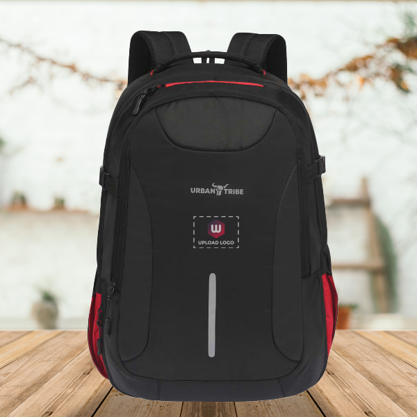 Urban Tribe Commuter Backpack - Black - Customized-0