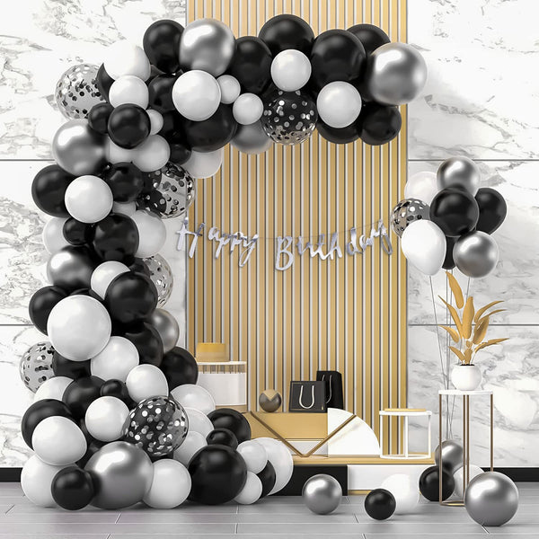 Vintage-Inspired Metallic DIY Birthday Decoration Set