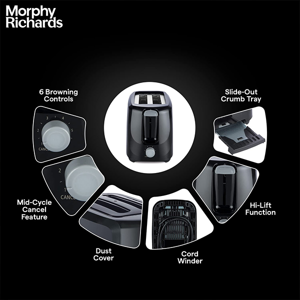 Morphy Richards AT 200 Bread Toaster - 700W-4