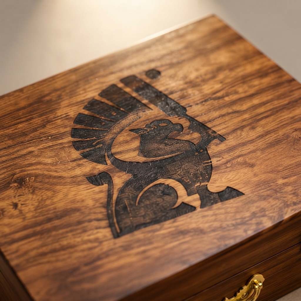 Custom Cricket Wooden Ball Box with Protective Foam-2
