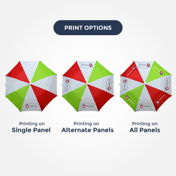 2 Fold AT Promotional Umbrella Printed - 24.5 Inch-3
