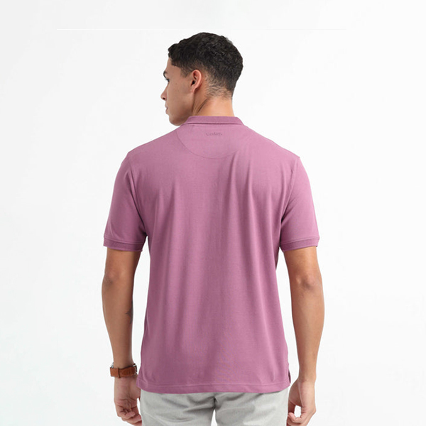 Caslay Organic Polo T-Shirt (Purple)-3