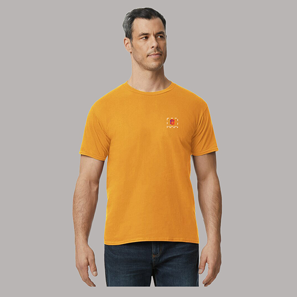 Gildan Softstyle Midweight Adult Round Neck T-Shirt gold