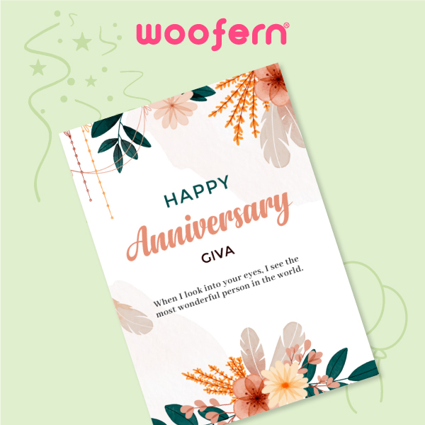 Floral Themed Anniversary Card-1