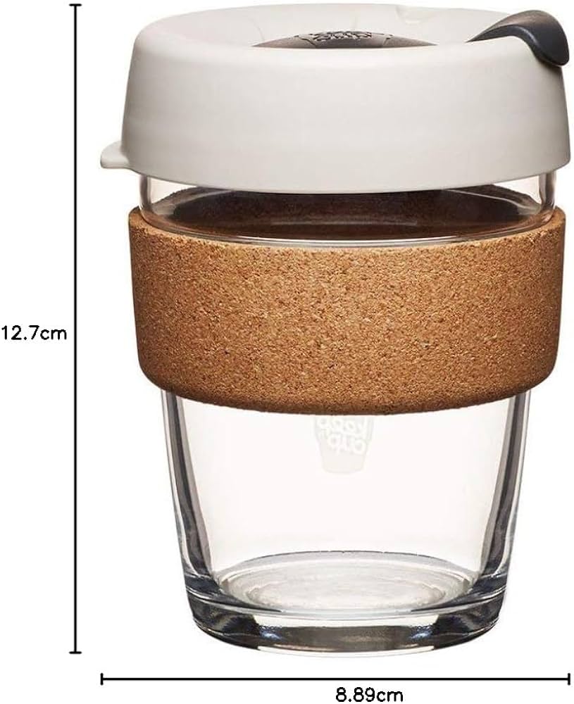 Premium Eco-Friendly Glass Coffee Mug with Custom Logo-1