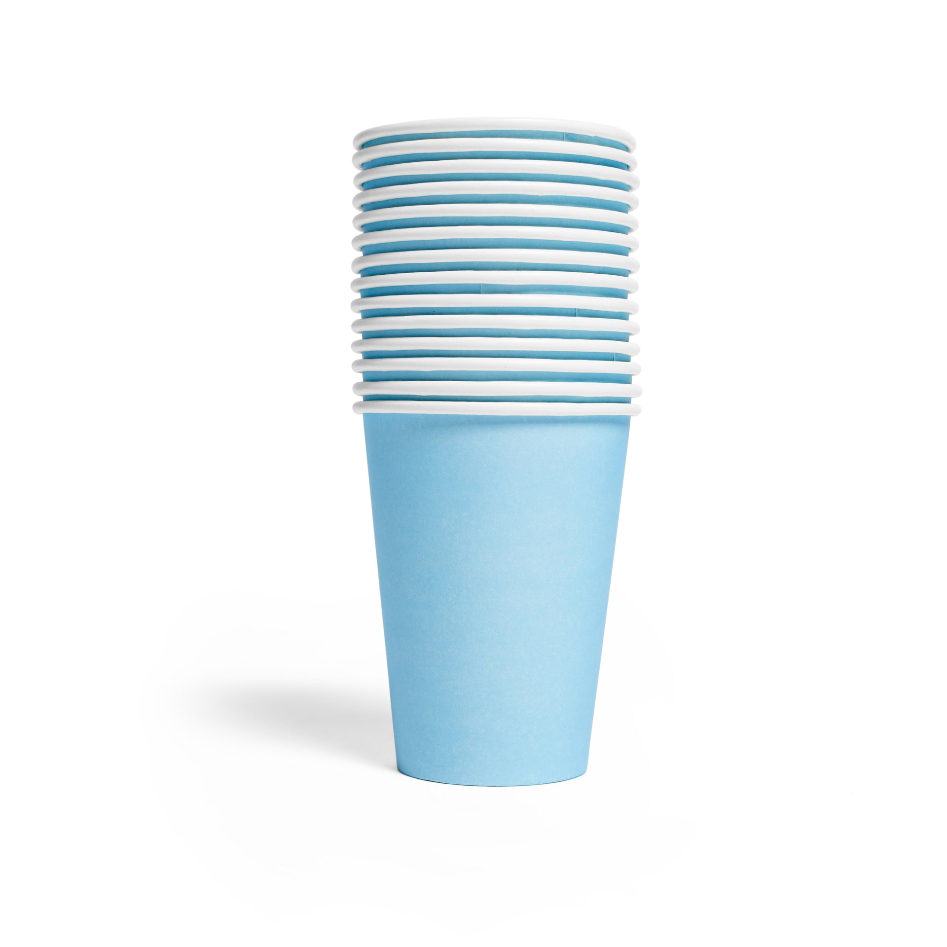 Premium Light Blue Paper Cups  250ml- 14 Pc