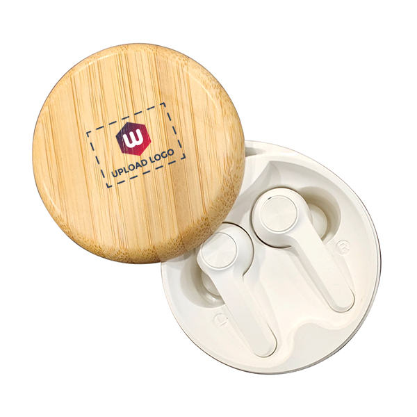 Wangari Cherry Bamboo Wireless Earbuds-0
