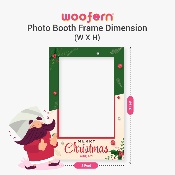 Festive Christmas Photo Booth – Bright & Fun Party Prop-4