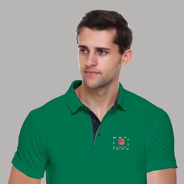 Winbarg Polo T-shirt for Men (Z Green)-1