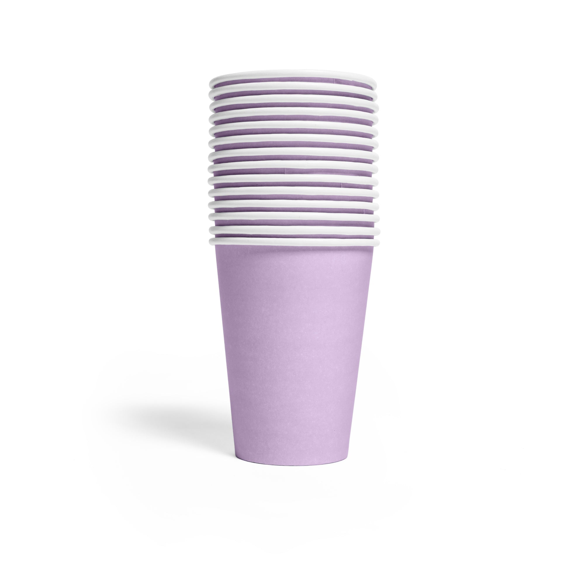 Premium Lavender Paper Cups  250ml- 14 Pc