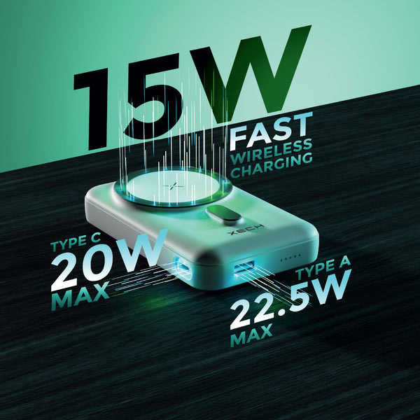 XECH X-Charge MAG 10000mAh Magnetic Power Bank-1