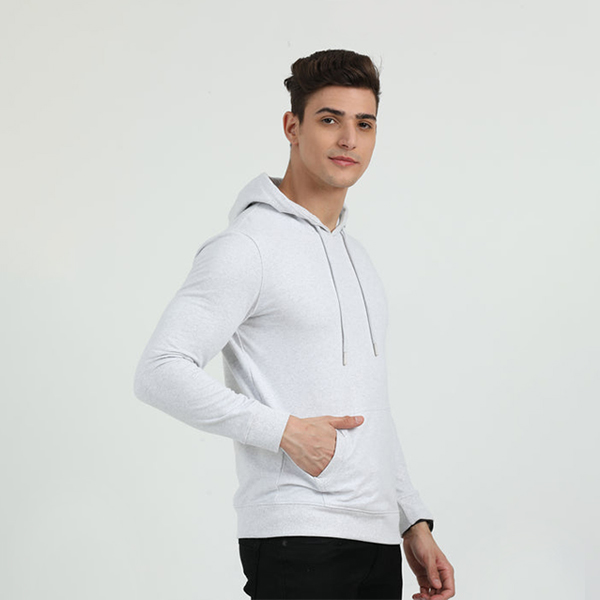 Caslay Hoodie (White Melange)-2