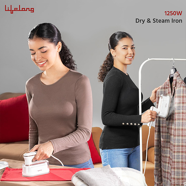 Lifelong LLGRMS901 Garment Steamer (White)-4