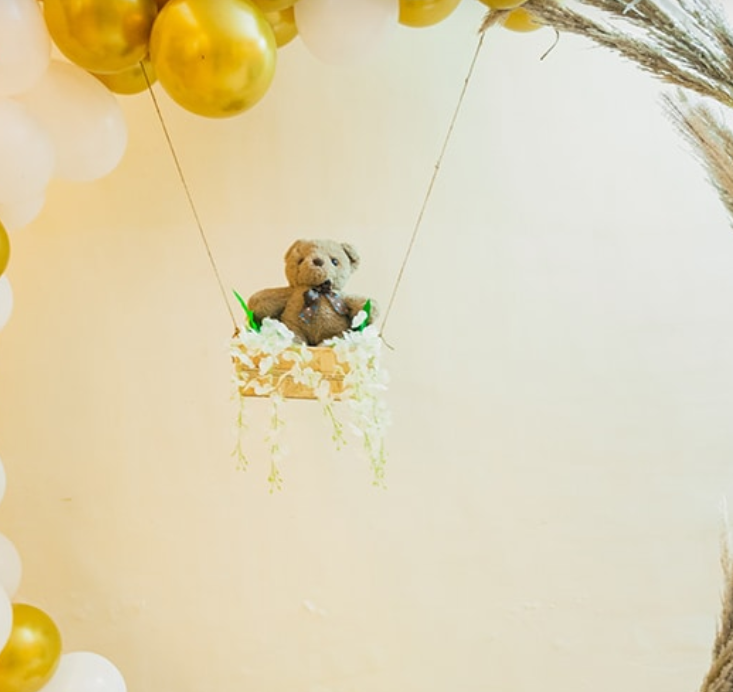 WHITE-GOLDEN RING DÉCOR-1