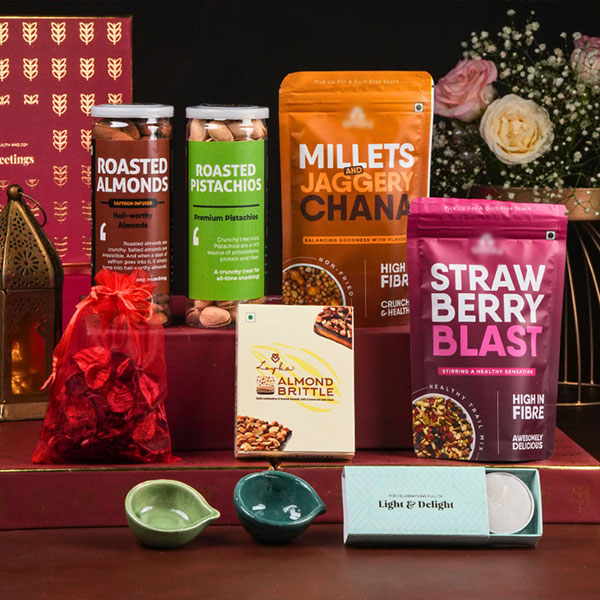 Diwali Bliss Gift Box – Festive Elegance with Healthy Delights-1