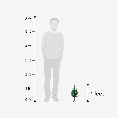 Artificial 1 ft. Christmas Tree-1