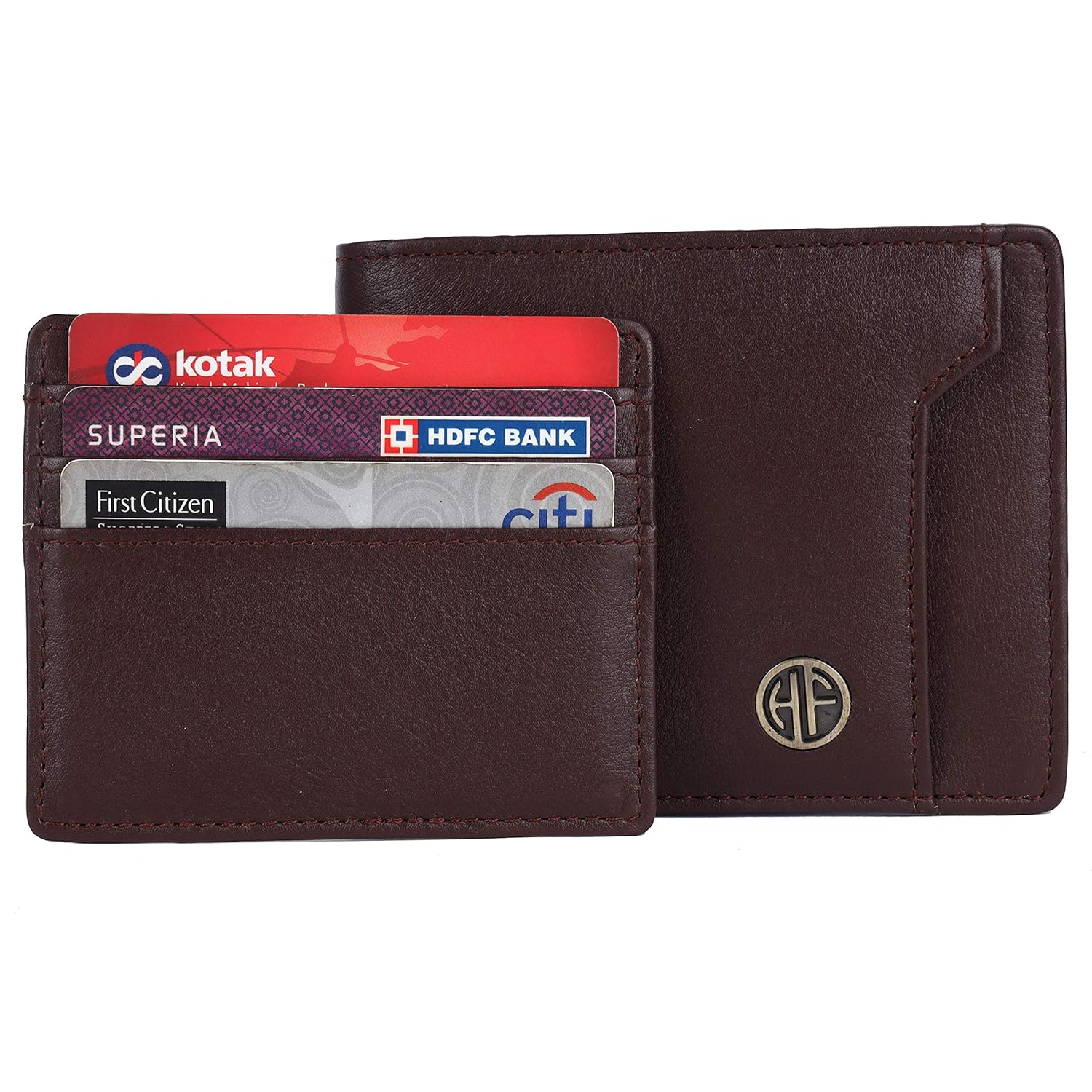 HF Premium Men's Leather Gift Set - Wallet & Belt Combo (Blaze Brown)-2