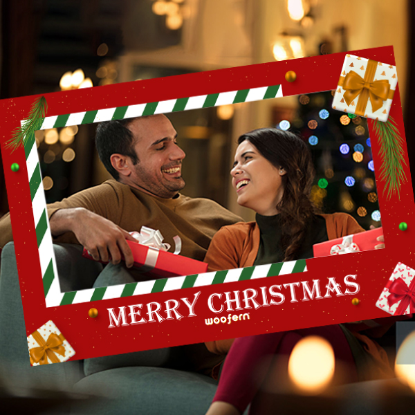 Joyful Christmas Party Photo Frame-1