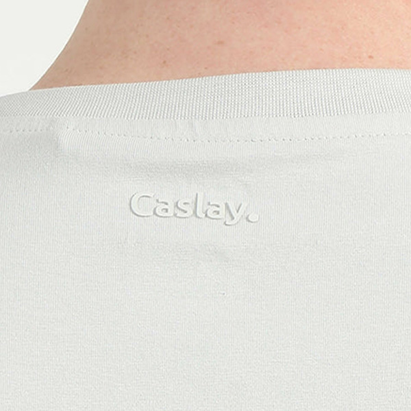 Caslay Organic Crew Neck T-Shirt (Stom Grey)-3