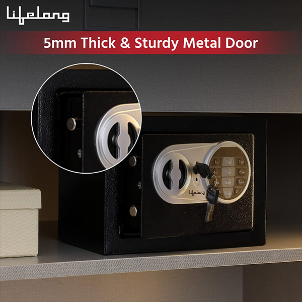 Lifelong LLHSL03 Home Safe Electronic Locker with LED Light (8.6Litres)-4