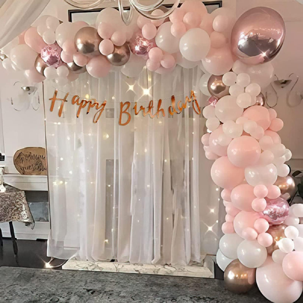 Pink Theme Birthday Decoration Kit for Girls