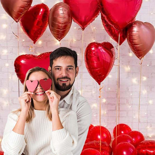 Heart-Shaped Foil Balloons for Your Cherished Ones-1