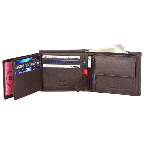 WILDHORN MACON Leather Wallet & Pen Gift Set (Soft Brown)-4