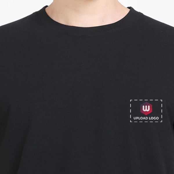 Caslay Crew Neck T-Shirt (Black)-5