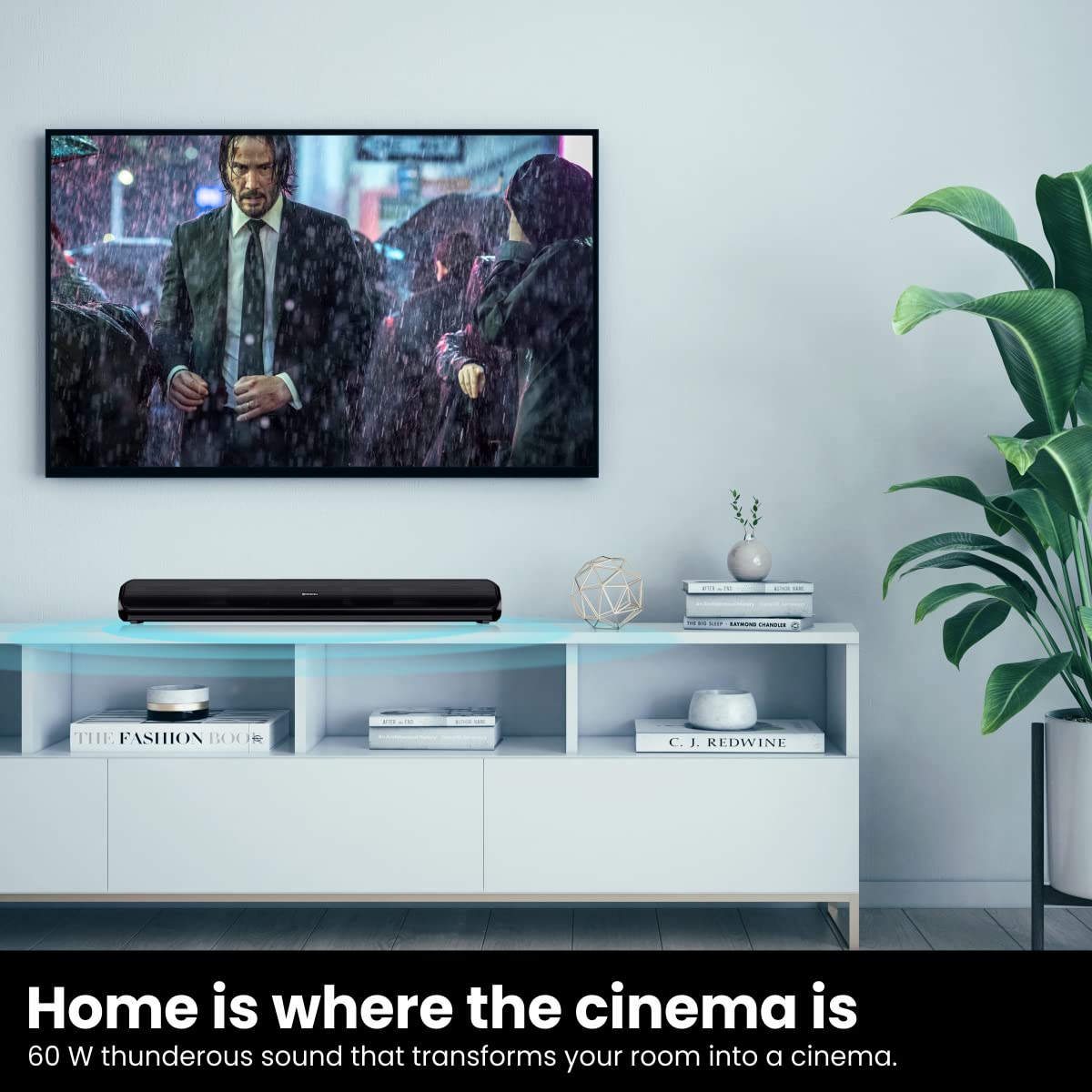 Portronics Sound Slick 6 60W Bluetooth Wireless Soundbar (Black)-2