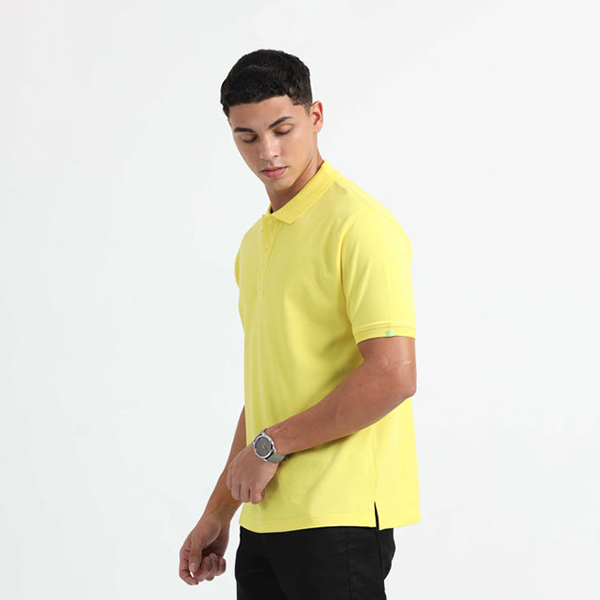 Caslay Organic Polo T-Shirt (Illuminating)-1