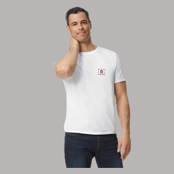 Gildan Softstyle Midweight Adult Round Neck T-Shirt White-1